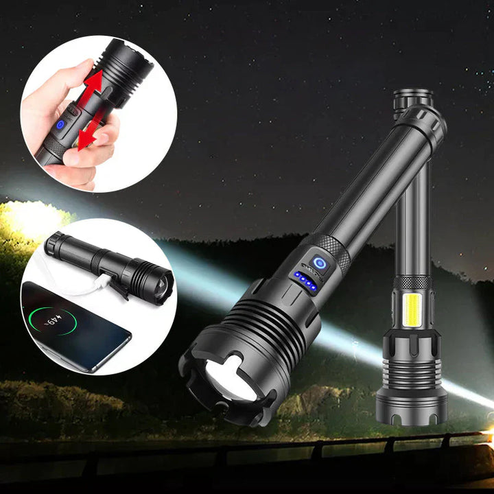 Tactical Flashlight - LumenTact-Excludes Battery-Basic Version (50.000 LUMEN)-State of Style