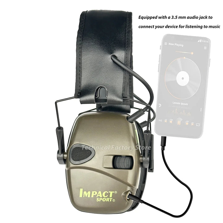 Tactical Hearing Protection - SoundShield-Model B Green-State of Style