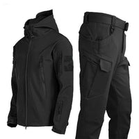 Tactical Men's Outdoor Clothing - ValorTrek-Black-Bundle offer! (Jacket + Trousers)-S-State of Style