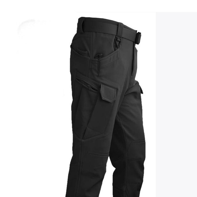 Tactical Men's Outdoor Clothing - ValorTrek-Black-Thermal Trousers-S-State of Style