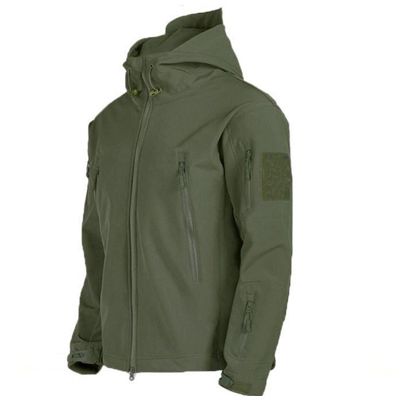 Tactical Men's Outdoor Clothing - ValorTrek-Green-Thermal Jacket-S-State of Style