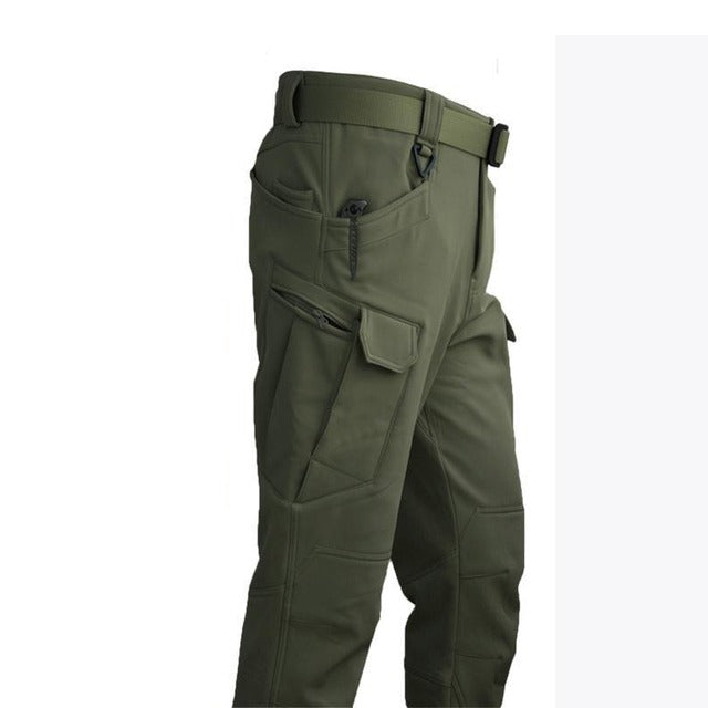 Tactical Men's Outdoor Clothing - ValorTrek-Green-Thermal Trousers-S-State of Style