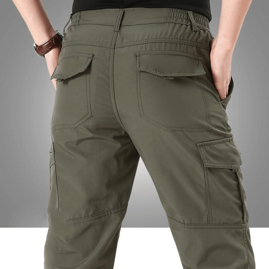 Tactical Outdoor Cargo Trousers | Nova Stretch Cargo Trousers for Men-Khaki-S-State of Style
