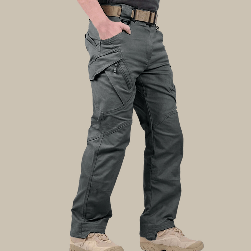 Tactical Outdoor Cargo Trousers | Nova Stretch Cargo Trousers for Men-Khaki-S-State of Style