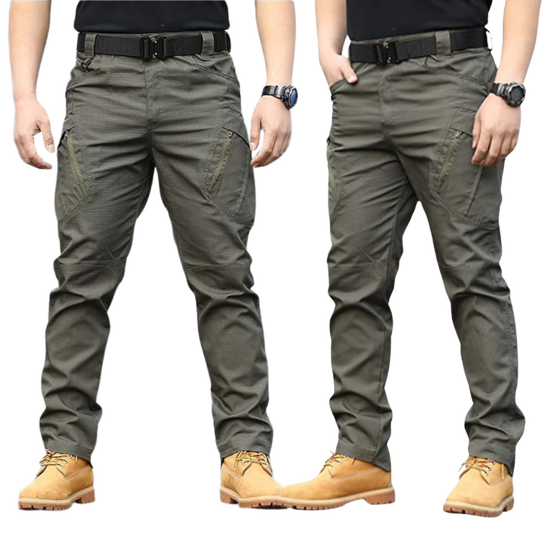 Tactical Outdoor Men's Cargo Trousers - Marcus-Khaki-S-State of Style