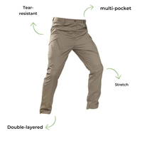 Tactical Outdoor Men's Cargo Trousers - Marcus-Khaki-S-State of Style