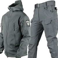 Tactical Wind and Waterproof Outdoor Set for Men - Logan-Grey-S-State of Style