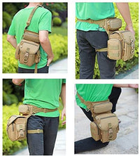 Durable Tactical Drop Leg Bag for Men – Water-Resistant Multi-Pocket Design