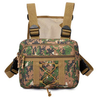 Durable Tactical Chest Rig Bag – Water-Resistant Multi-Pocket Outdoor Gear