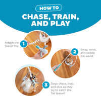 Tail Teaser Dog Play Stick - Perfect for Play and Exercise!-State of Style