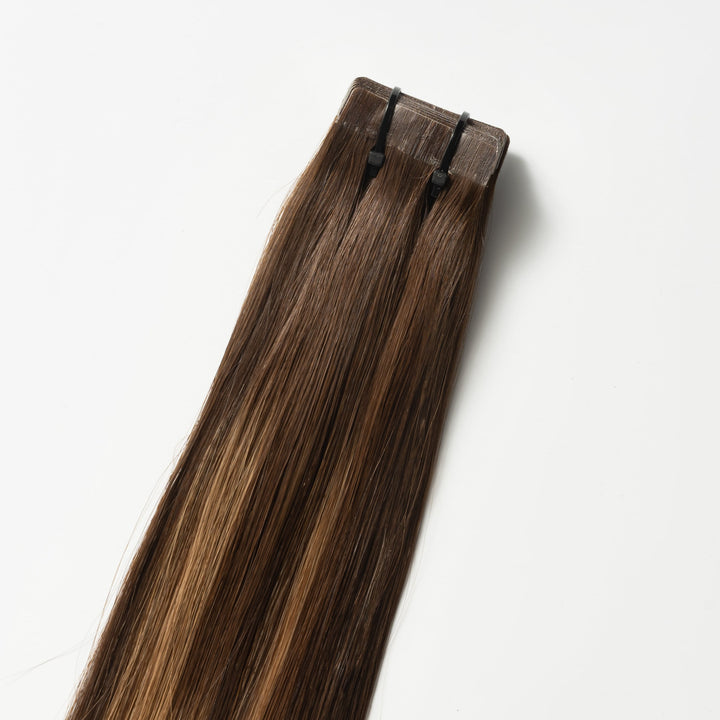 Tape-in Hair Extensions – Veloura Tape (Warm Brown Balayage 2+7)-State of Style