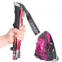 Telescopic Walking Sticks - TrailMaster-Red-State of Style