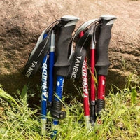 Telescopic Walking Sticks - TrailMaster-Red-State of Style