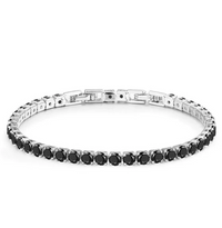 Tennis bracelet with Zirconia - Aurora-Black-State of Style