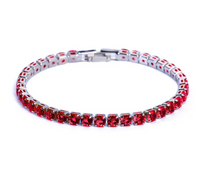 Tennis bracelet with Zirconia - Aurora-Red-State of Style