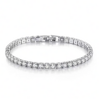 Tennis bracelet with Zirconia - Aurora-Silver-State of Style