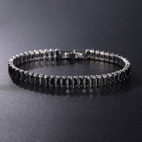 Tennis Necklace and Bracelet Set | Elegant Women's Jewellery-Silver-17cm-State of Style