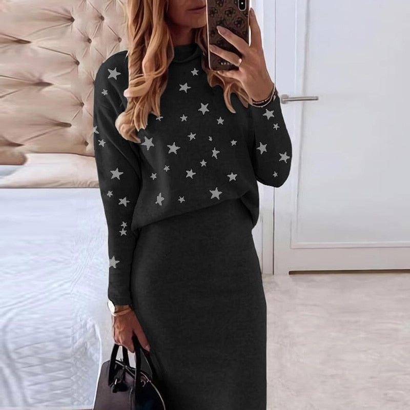 Tess Elegant and Stylish Comfy Set-Khaki-S-State of Style