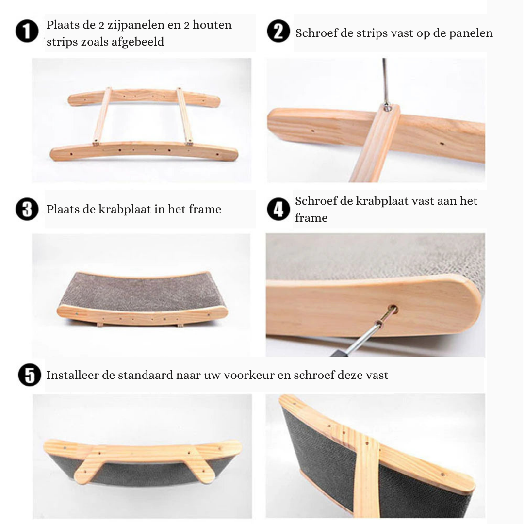 The 3-in-1 Cat Scratching Post and Lounger - ClawLounge™-State of Style