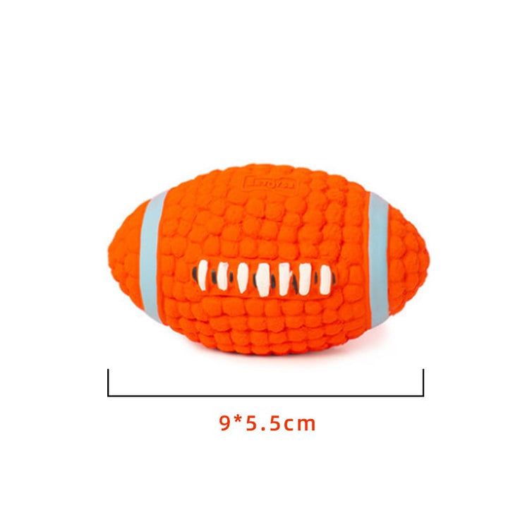 The Indestructible Playmate for Dogs - KryptoChew-Rugby Ball-Small-State of Style