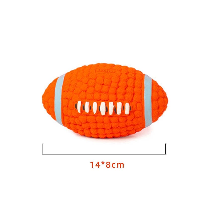 The Indestructible Playmate for Dogs - KryptoChew-Rugby Ball-Small-State of Style