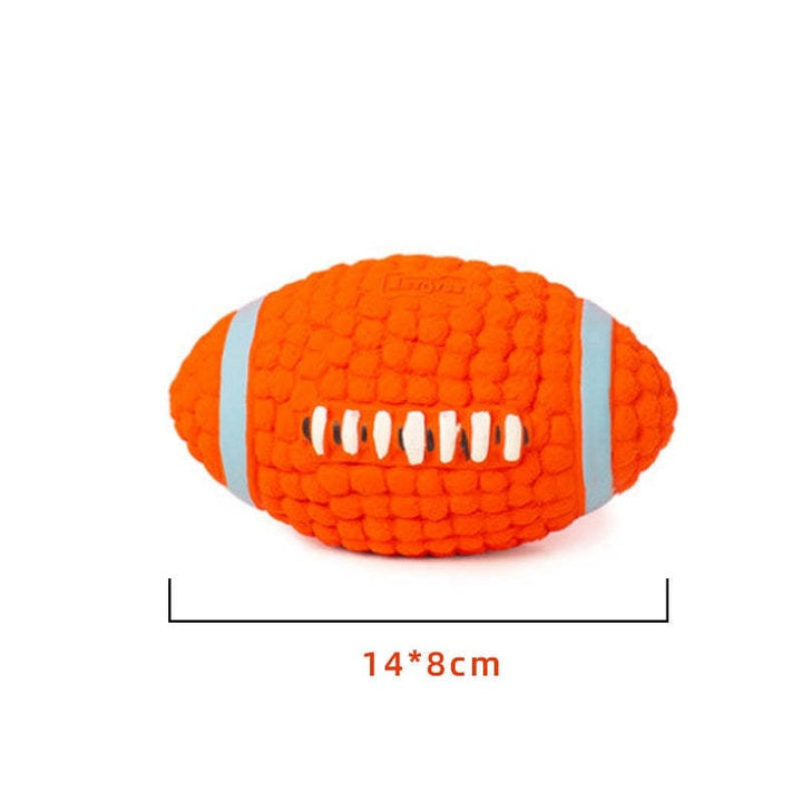 The Indestructible Playmate for Dogs - KryptoChew-Rugby Ball-Small-State of Style