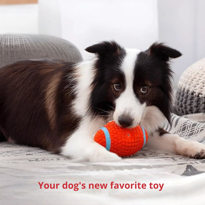 The Indestructible Playmate for Dogs - KryptoChew-Rugby Ball-Small-State of Style