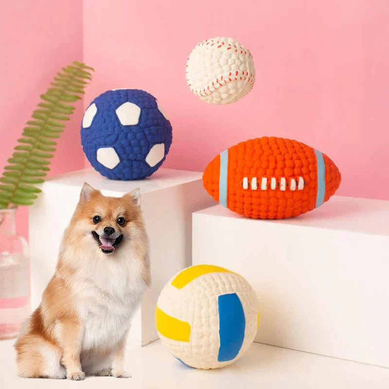 The Indestructible Playmate for Dogs - KryptoChew-Rugby Ball-Small-State of Style
