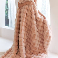 The Plush Blanket Everyone Is Talking About! - WarmWool-Apricot-100x160cm (39x63in)-State of Style