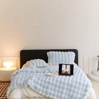 The Plush Blanket Everyone Is Talking About! - WarmWool-Heavenly Blue-100x160cm (39x63in)-State of Style