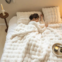 The Plush Blanket Everyone Is Talking About! - WarmWool-Light Brown-100x160cm (39x63in)-State of Style