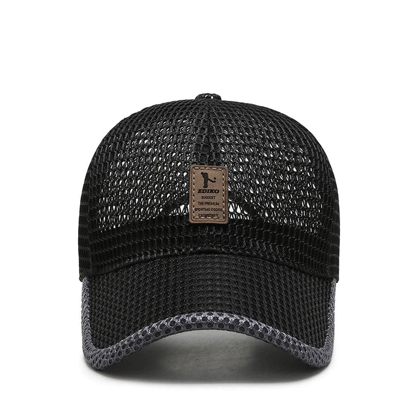 The Ultimate Breathable Cap for Summer - AeroBreeze-Black-State of Style