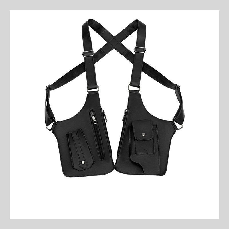 Theft-Resistant Men's Shoulder Bag – ShadowCarry Pro-Black-State of Style