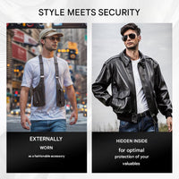 Theft-Resistant Men's Shoulder Bag – ShadowCarry Pro-Black-State of Style