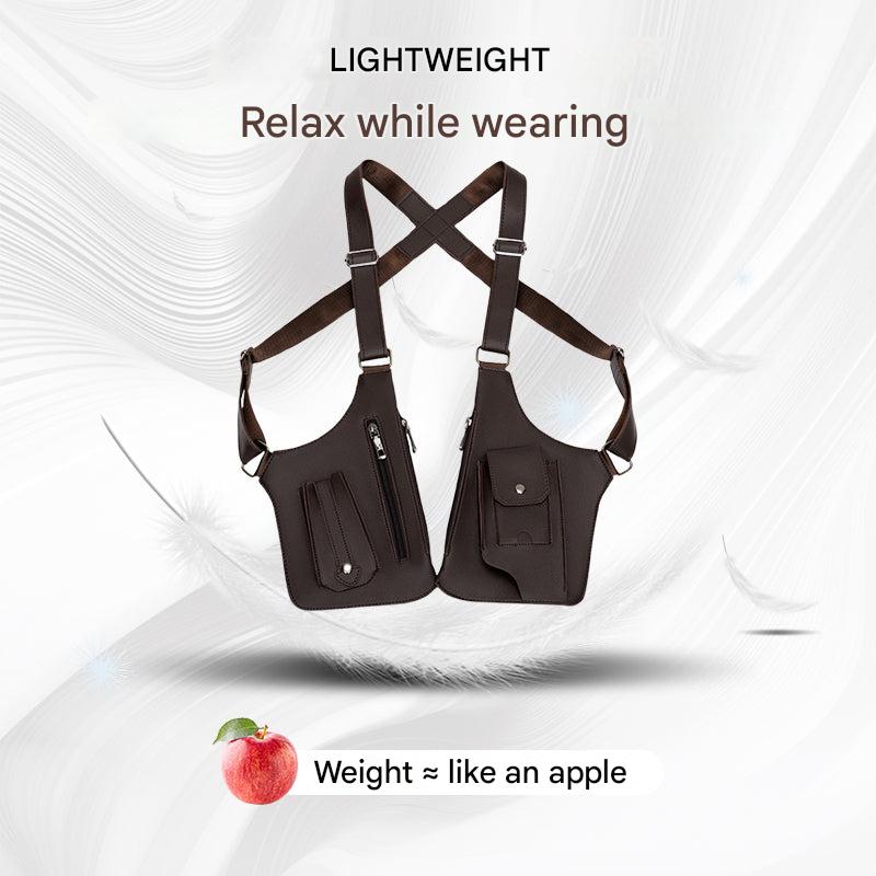 Theft-Resistant Men's Shoulder Bag – ShadowCarry Pro-Black-State of Style