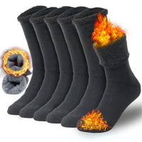 Thermal Cloud Socks for Men - Oliver-6 pairs of mixed colours-State of Style