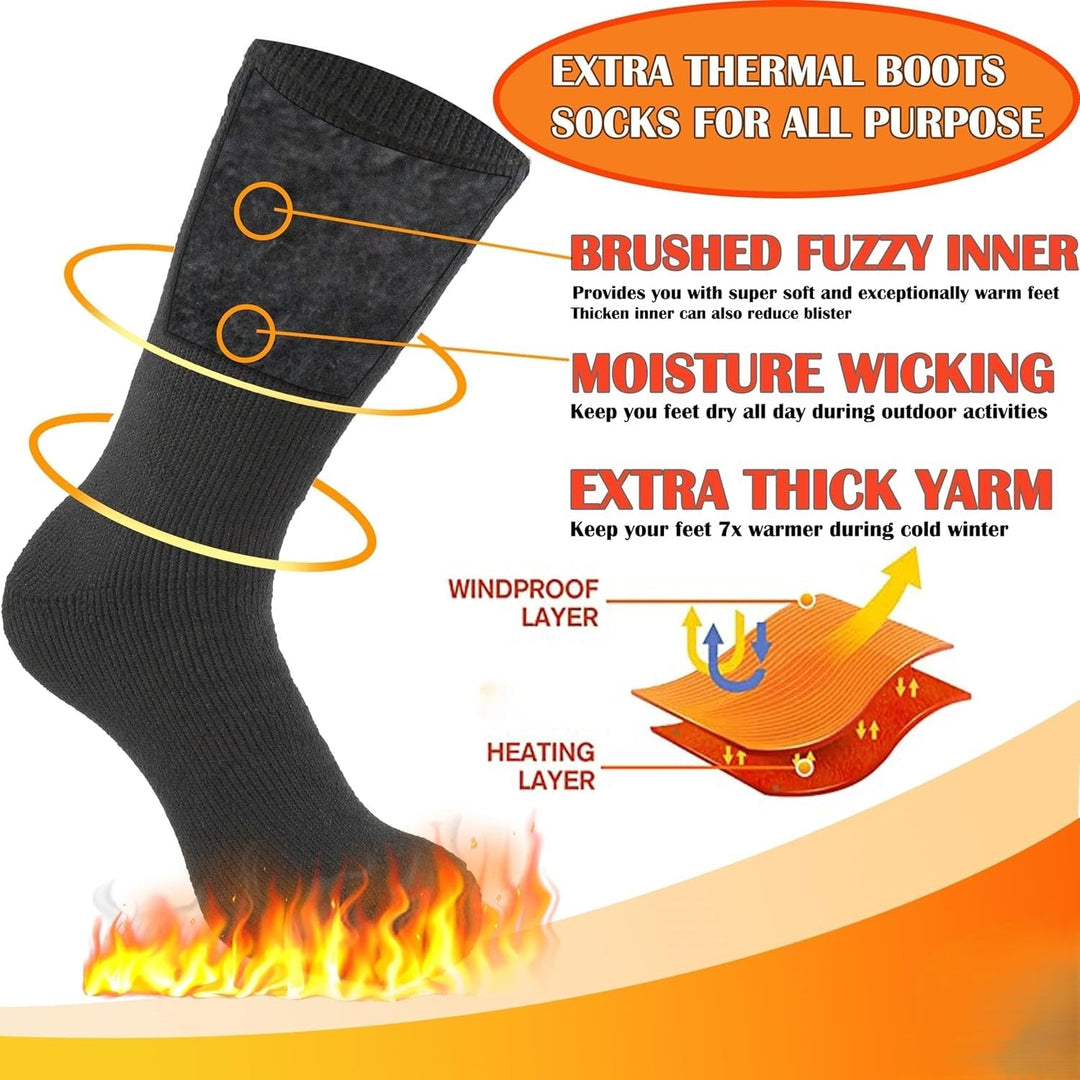 Thermal Cloud Socks for Men - Oliver-6 pairs of mixed colours-State of Style