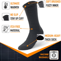 Thermal Cloud Socks for Men - Oliver-6 pairs of mixed colours-State of Style