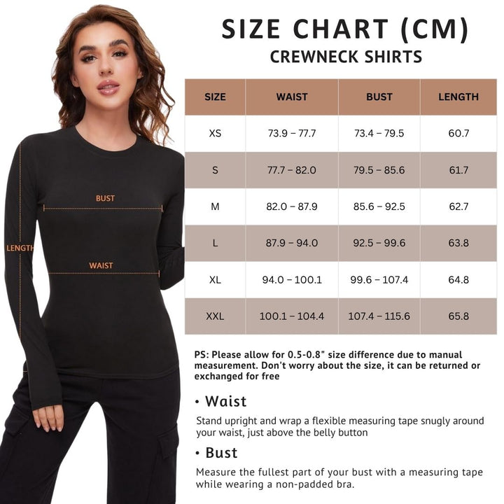 Thermal Shirts for Women - Luna (4-pack)-2 Black 1 Grey 1 White-XS-State of Style