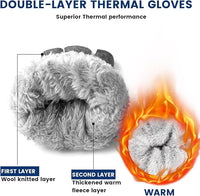 Thermal Touchscreen Winter Gloves - Rowan-Black-L-State of Style