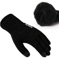Thermal Touchscreen Winter Gloves - Rowan-Black-L-State of Style
