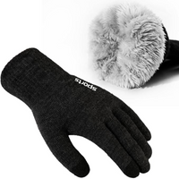 Thermal Touchscreen Winter Gloves - Rowan-Grey-L-State of Style