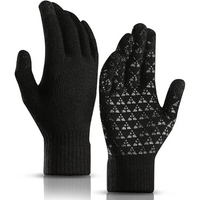 Thermal Touchscreen Winter Gloves - WarmFlex-Black-State of Style