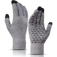 Thermal Touchscreen Winter Gloves - WarmFlex-Light grey-State of Style