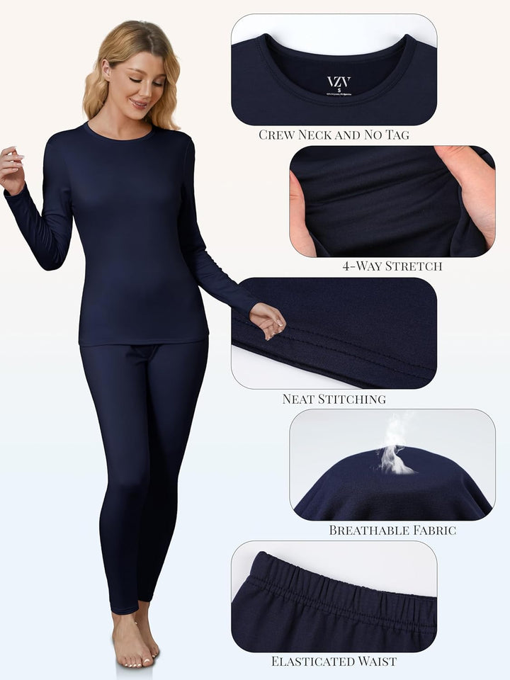 Thermal Underwear for Women - Sophie-Black-XS-State of Style