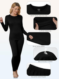 Thermal Underwear for Women - Sophie-Black-XS-State of Style