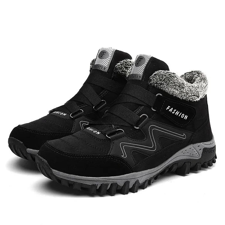 Thermal Unisex Hiking Shoes - AlpineWarm-Black-3-State of Style