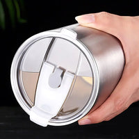Thermo mug with sliding lid - TempTraveler-Fuchsia-State of Style