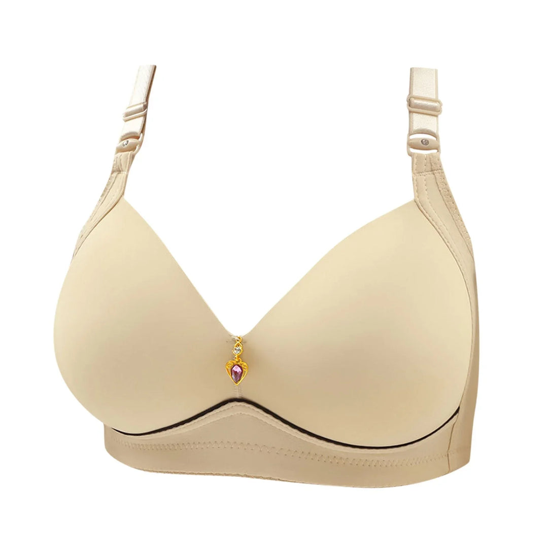 Thin-Cup Wireless Plus Size Bra - Comfortable All-Day Wear-Nude-12-State of Style