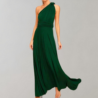 Tia - Elegant Wrap Dress for Women-Green-S-State of Style